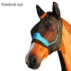 Woof Wear UV Fly Mask With Ears -Finest Equestrian Supplies 0000461 uv fly mask with ears 3 jpeg