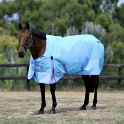 WeatherBeeta ComFiTec Classic Standard Neck Lite -Finest Equestrian Supplies 1002059000 lightbluepurple wb stn lite image hero null 6 jpg