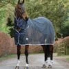 WeatherBeeta Wick-Dri II Cooler Combo Neck Rug - Charcoal -Finest Equestrian Supplies 1002924010 wb wickdri clr cb 3qs image lifestyle1 2 5