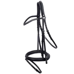 Schockemohle Classic Line Oslo Flash Bridle -Finest Equestrian Supplies 1100 00068 oslo blacksilver 1 1 jpg