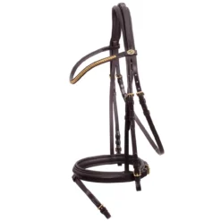 Schockemohle Classic Line Colombo Flash Bridle -Finest Equestrian Supplies 1100 00069 colombo darkbrown 1 1 jpg
