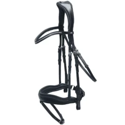 Schockemohle Anatomic Stanford Flash Bridle -Finest Equestrian Supplies 1101 00042 stanford blacksilver 1 jpg