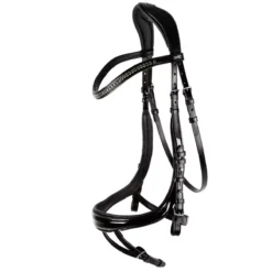 Schockemohle Equitus Beta Anatomic Flash Bridle With Crystal Browband -Finest Equestrian Supplies 1101 00045 equitus beta blackpatentsilverbcr99hudordwj 1 jpg