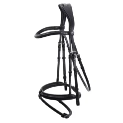 Schockemohle Anatomic Tokyo Select Removable Flash Bridle -Finest Equestrian Supplies 1101 00047 tokioselect black silverykxtbzbuobrub 1 jpg