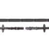 Schockemohle Durasoft Reins 16mm Wide -Finest Equestrian Supplies 1103 00046 durasoftreins black silver 1 jpg