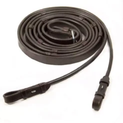 Schockemohle Round Stitched Leather Reins With Hooks