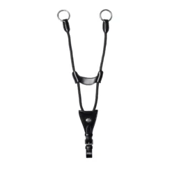 Schockemohle Elastic Fork Martingale -Finest Equestrian Supplies 1340 00042 martingalgabel elastic blacksilver 2 jpg
