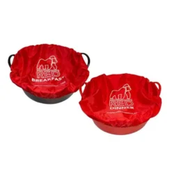 Red Gorilla Breakfast & Dinner Tub Covers 2 Pack 9 Red Gorilla Breakfast & Dinner Tub Covers 2 Pack -Finest Equestrian Supplies 147e 1 jpg