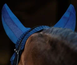 Schockemohle Air Silent Fly Veil -Finest Equestrian Supplies 1740 00045 air silent fly veils navy img2021 124 2 jpg