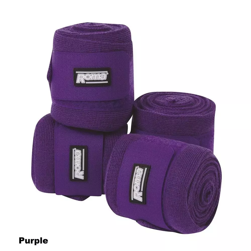 Roma Acrylic Stable Bandages 4 Pack 4 Roma Acrylic Stable Bandages 4 Pack - Image 2