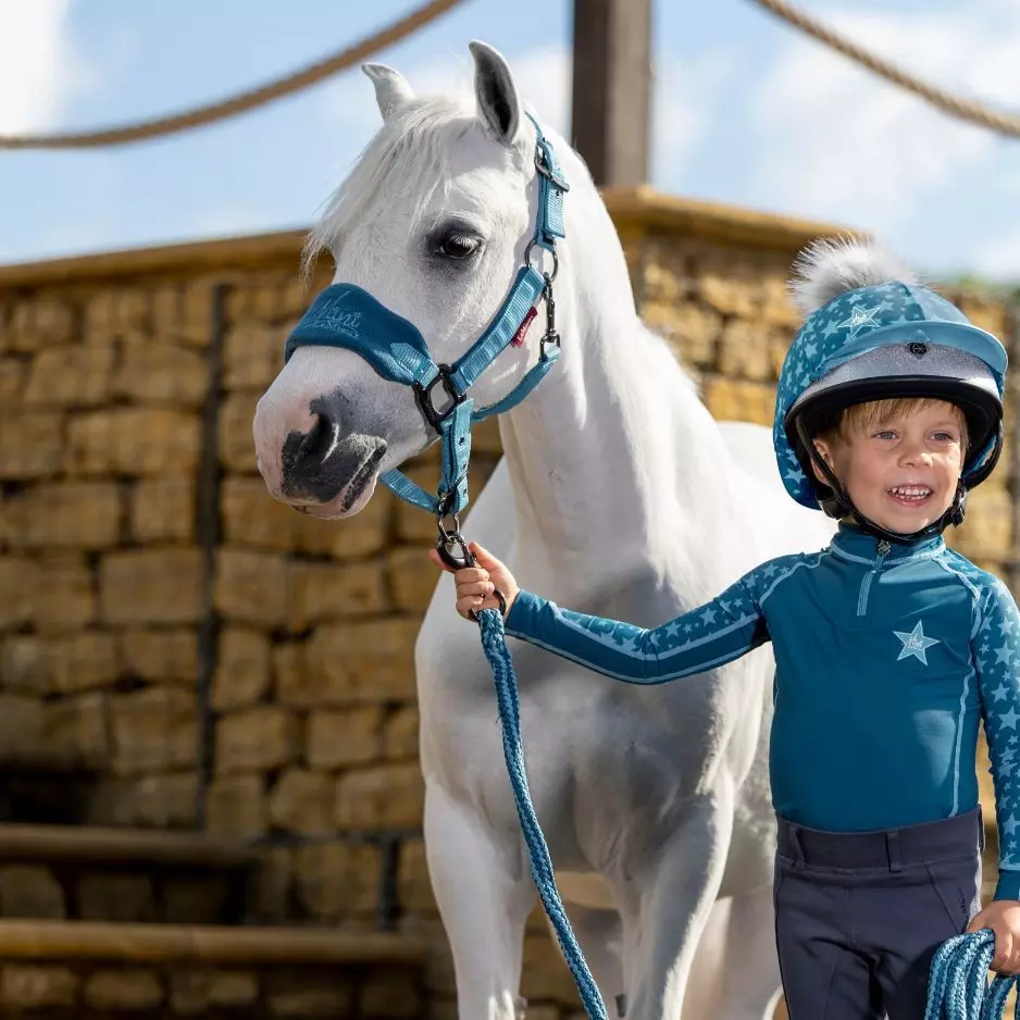 LeMieux Vogue MINI Fleece Headcollar & Leadrope 3 LeMieux Vogue MINI Fleece Headcollar & Leadrope