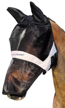 Hy Armoured Protect Full Mask With Ears And Nose -Finest Equestrian Supplies 26982 hy armoured protect full mask with ears and nose 01 1 5 jpg