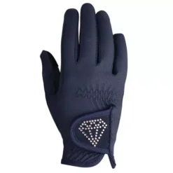 Hy Equestrian Cadiz Children’s Riding Gloves -Finest Equestrian Supplies 32732 hy equestrian cadiz childrens riding gloves navy 01 5 jpg