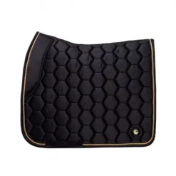 Coldstream Marygold Dressage Saddle Pad -Finest Equestrian Supplies 35726 coldstream marygold collection dressage saddle pad black 02 1 1 jpg