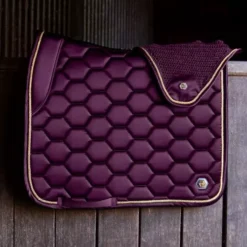 Coldstream Marygold Dressage Saddle Pad -Finest Equestrian Supplies 35730 coldstream marygold collection dressage saddle pad mulberry purple 01 1 jpg