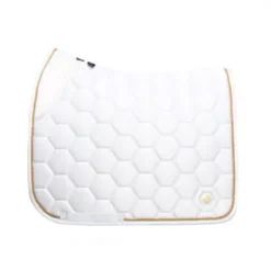 Coldstream Marygold Dressage Saddle Pad -Finest Equestrian Supplies 35732 coldstream marygold collection dressage saddle pad white 02 1 jpg