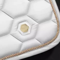 Coldstream Marygold Dressage Saddle Pad -Finest Equestrian Supplies 35732 coldstream marygold collection dressage saddle pad white 03 1 jpg