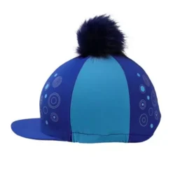 Hy Equestrian DynaMizs Ecliptic Hat Cover -Finest Equestrian Supplies 36616 hy equestrian dynamizs ecliptic hat cover cobalt ocean 01 2 jpg