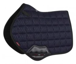 LeMieux Carbon Mesh Close Contact Square -Finest Equestrian Supplies 3d mesh close contact square navy 1 jpg