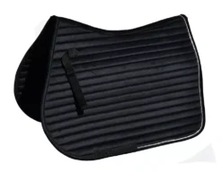 Rhinegold Diamante Channel Quilt GP Saddle Pad -Finest Equestrian Supplies 451 blk web1 1 1 jpg