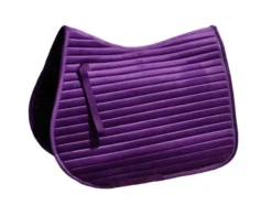 Rhinegold Diamante Channel Quilt GP Saddle Pad -Finest Equestrian Supplies 451 violet web 3 jpg