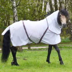 Rhinegold Kenya Mesh Fly Rug With Neck Cover -Finest Equestrian Supplies 612 highres 2 3 jpg