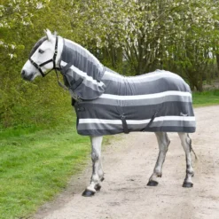 Rhinegold Full Neck Fleece Rug -Finest Equestrian Supplies 624 grey 2023 web 1 4 jpg