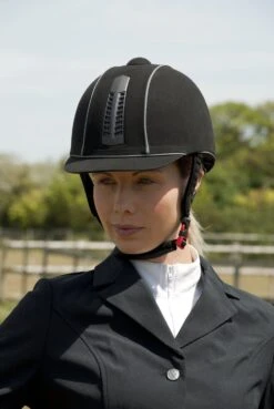 Rhinegold Reflective Pro Riding Hat 38 Rhinegold Reflective Pro Riding Hat -Finest Equestrian Supplies 762 black2 1