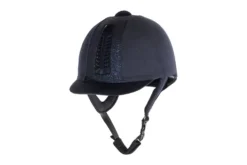 Rhinegold 'Glitter' Pro Riding Hat Childs Sizes 52 To 55cm -Finest Equestrian Supplies 765 navy 2 5 jpg