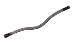 Collegiate Curved Silver Chain Browband -Finest Equestrian Supplies 811773 1