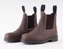 Rhinegold Tec Steel Toe Safety Boots- Unisex Ladies 4-Mens 12 40 Rhinegold Tec Steel Toe Safety Boots- Unisex Ladies 4-Mens 12 -Finest Equestrian Supplies 821 brown 1 2 jpg