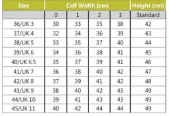 Rhinegold De-Luxe Leather Riding Boots With Mock Croc Trim 35 Rhinegold De-Luxe Leather Riding Boots With Mock Croc Trim -Finest Equestrian Supplies 827 size chart 2 jpg