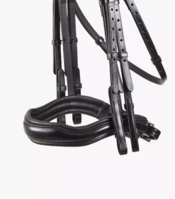 Premier Equine Abriano Anatomic Double Bridle - Black -Finest Equestrian Supplies abriano anatomic double bridle with crank noseband black 5 1 jpg