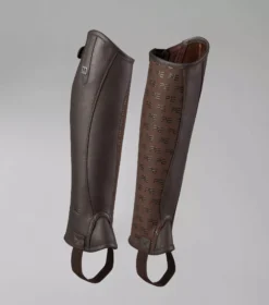Premier Equine Actio Leather Half Chaps 32 Premier Equine Actio Leather Half Chaps -Finest Equestrian Supplies actio leather half chaps brown 2 jpg