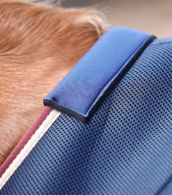 Premier Equine Airflow Cooler Rug -Finest Equestrian Supplies airflow cooler rug navy 2 2 jpg