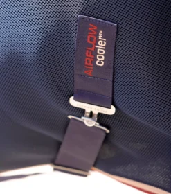 Premier Equine Airflow Cooler Rug -Finest Equestrian Supplies airflow cooler rug navy 5 2 jpg