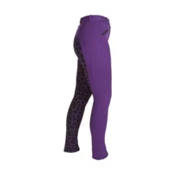 HyPerformance Alyssa Ladies Jodhpurs -Finest Equestrian Supplies alyssa purple black giraffe print 9 1 jpg