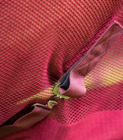 Premier Equine Arisca Scrim Cooler -Finest Equestrian Supplies arisca scrim cooler burgundy 3 1 jpg