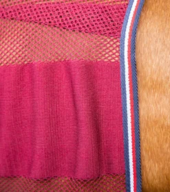 Premier Equine Arisca Scrim Cooler -Finest Equestrian Supplies arisca scrim cooler burgundy 5 1 jpg