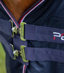 Premier Equine Arisca Scrim Cooler -Finest Equestrian Supplies arisca scrim cooler navy 3 5 jpg