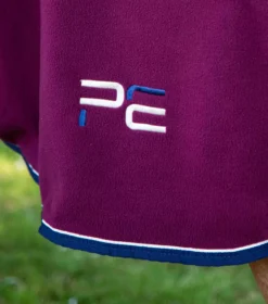 Premier Equine Asure Fleece Rug -Finest Equestrian Supplies asure fleece cooler burgundy 5 1 jpg