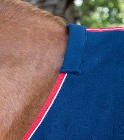 Premier Equine Asure Fleece Rug -Finest Equestrian Supplies asure fleece cooler navy 2 7 jpg