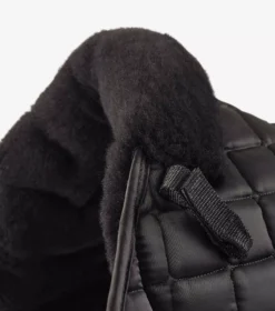 Premier Equine Atlantis CC Satin Wool GP/Jump Square -Finest Equestrian Supplies atlantis gp jump saddle pad black 3 1 jpg