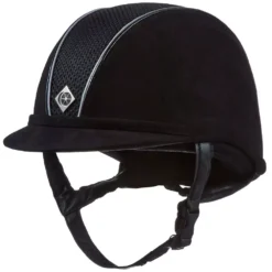Charles Owen My AYR8 Plus Piping Riding Hat Special Order Item 34 Charles Owen My AYR8 Plus Piping Riding Hat Special Order Item -Finest Equestrian Supplies ayr8 piping black with silver black patent 16 jpg