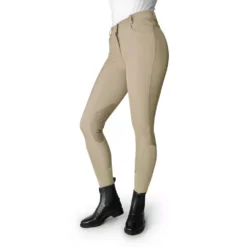 John Whitaker Clayton Grip Knee Ladies Breeches -Finest Equestrian Supplies b155 clayton beige 1000x1000 1 2 jpg
