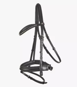 Premier Equine Bellissima Crank Bridle With Diamante Browband -Finest Equestrian Supplies bellissima crank bridle black 2 2 jpg