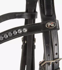 Premier Equine Bellissima Crank Bridle With Diamante Browband -Finest Equestrian Supplies bellissima crank bridle black 3 1 jpg
