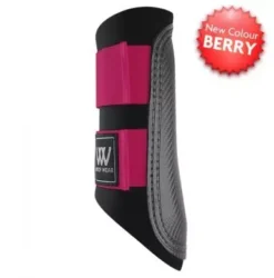 Woof Wear Club Brushing Boot - WB0003 -Finest Equestrian Supplies berry new colour 2 jpg