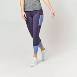 Dublin Power Performance Mid Rise Colour Block Tights -Finest Equestrian Supplies blue4 6 jpg