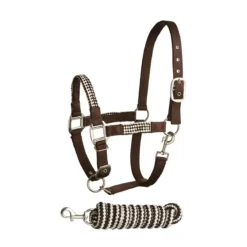 Bitz Soft Handle Two Tone Headcollar & Lead Rope Set 14 Bitz Soft Handle Two Tone Headcollar & Lead Rope Set -Finest Equestrian Supplies btz0056 1 jpg